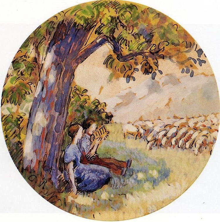 Pastoral by Camille Pissarro