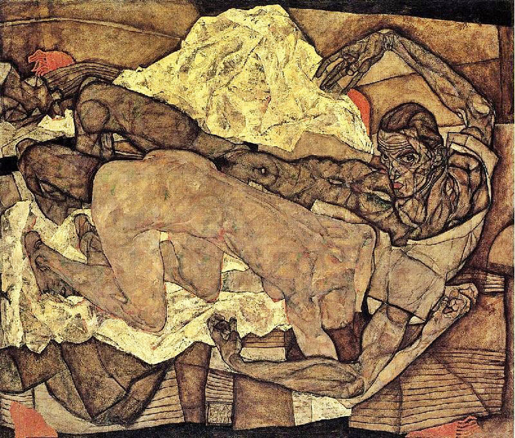 Lovers: Man And Woman I by Egon Schiele