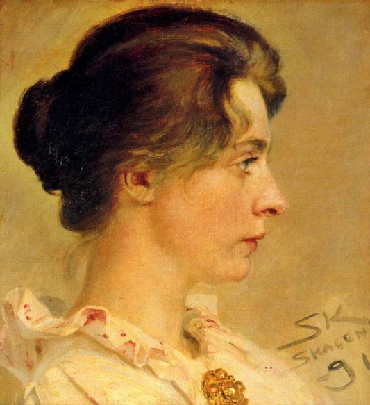 Marie In Profile by Peder Severin Kroyer