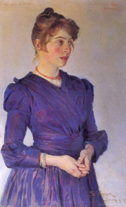 Marie Kroyer by Peder Severin Kroyer