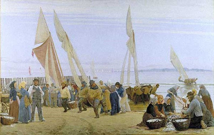 Morning At Hornbaek by Peder Severin Kroyer