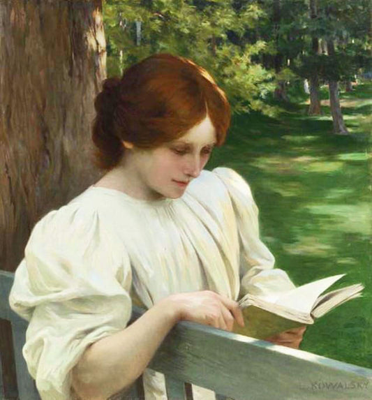 Reading by Leopold Franz Kowalski