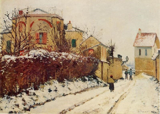 Rue De La Citadelle, Pontoise by Camille Pissarro