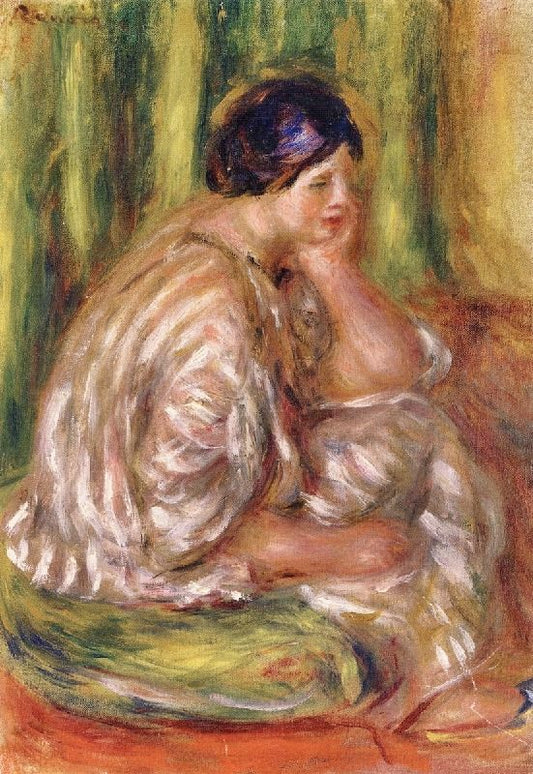 Woman In An Oriental Costume by Pierre Auguste Renoir