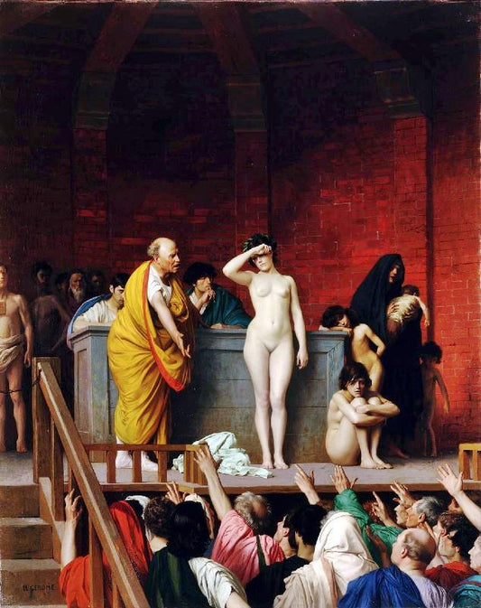 Slave Market In Rome by Jean-Léon Gérôme
