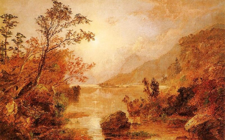 Autumn In The Highlands Of The Hudson by Jasper Francis Cropse