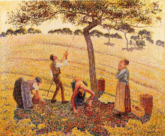 Apple Pickers, Eragny by Camille Pissarro
