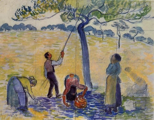 Picking Apples by Camille Pissarro