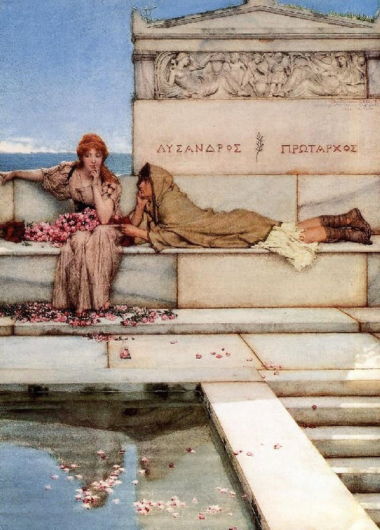Xanthe And Phaon by Sir Lawrence Alma-Tadema