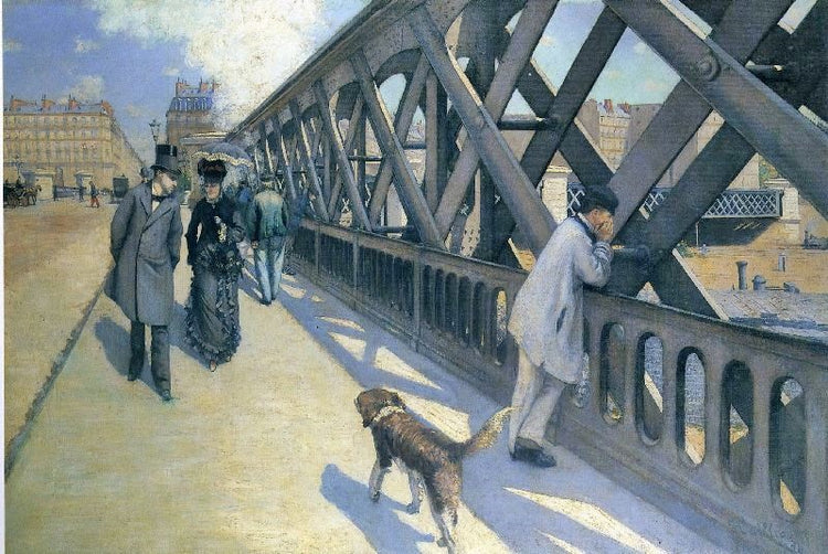 The Pont Du Europe by Gustave Caillebotte
