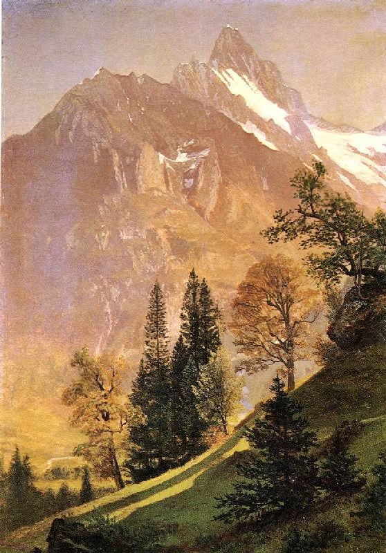 Mountain Landscape Ii by Albert Bierstadt