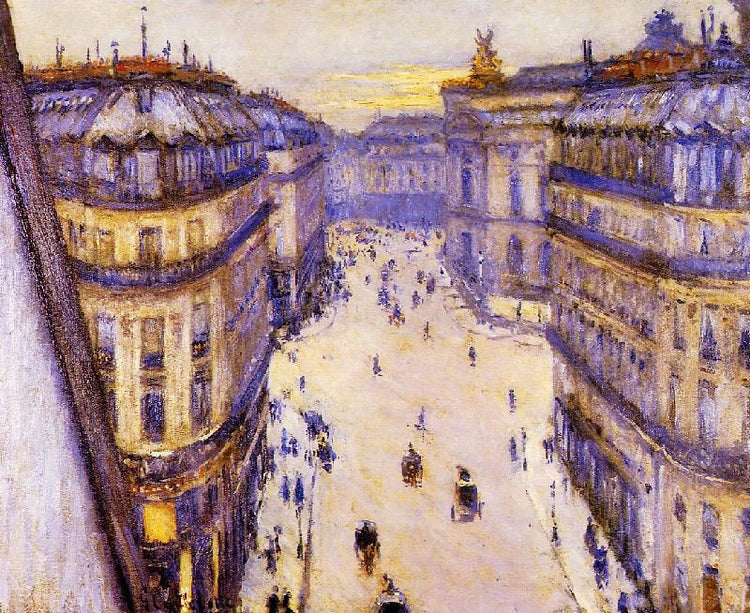 Rue Halevy, Seen From The Sixth Floor by Gustave Caillebotte