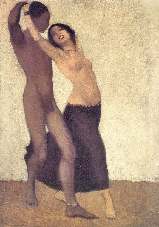 Neger Und Taenzerin by Otto Müeller
