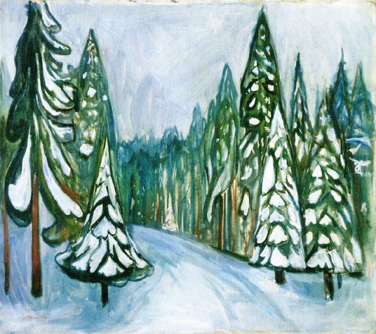 New Snow by Edvard Munch
