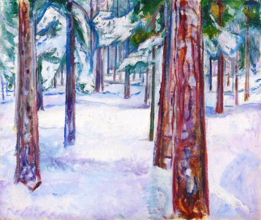 Forest In Snow by Edvard Munch