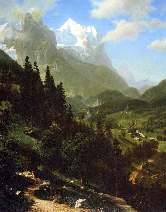 The Wetterhorn by Albert Bierstadt