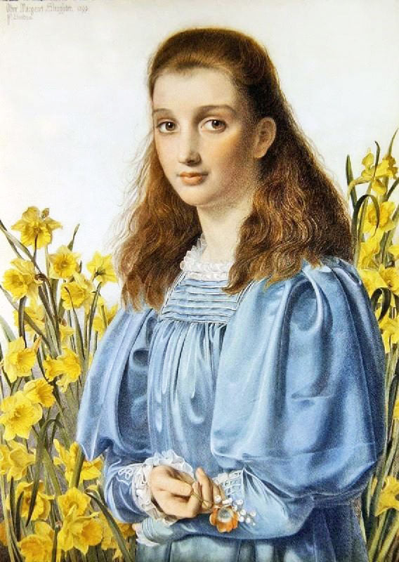 Olive Margaret Slaughter by Anthony Frederick Sandys