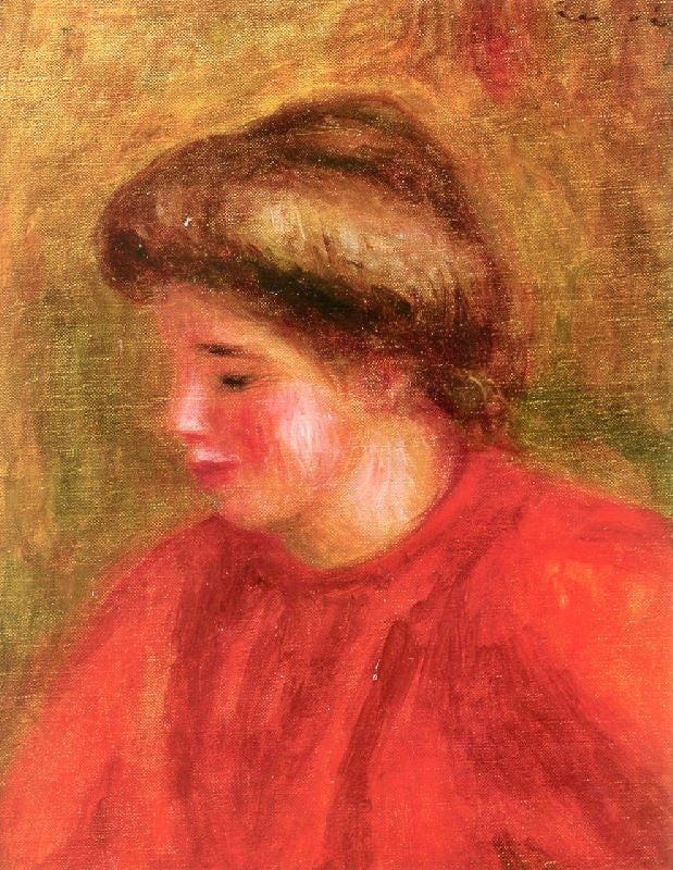 Portrait Of Gabrielle by Pierre Auguste Renoir