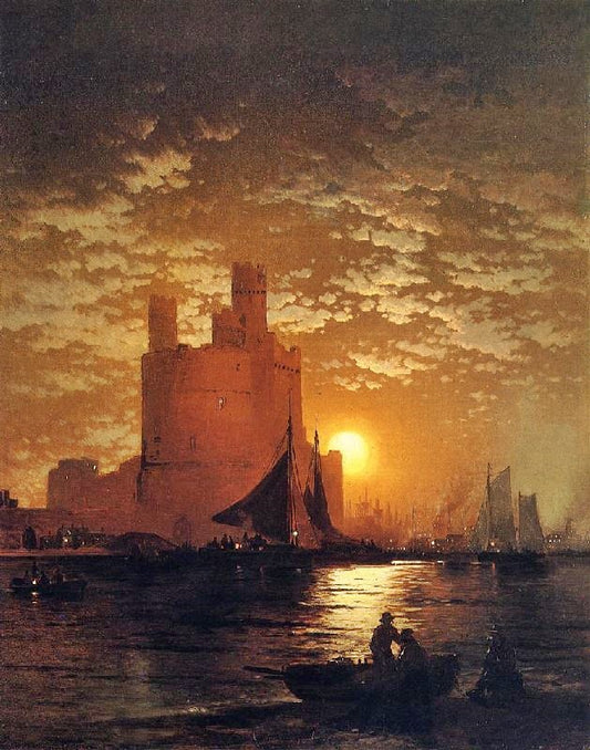 Moonlit Scene by Edward Moran