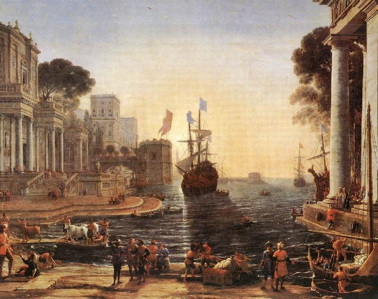 Ulysses Returns Chryseis To Her Father by Claude Lorrain (Gellée)