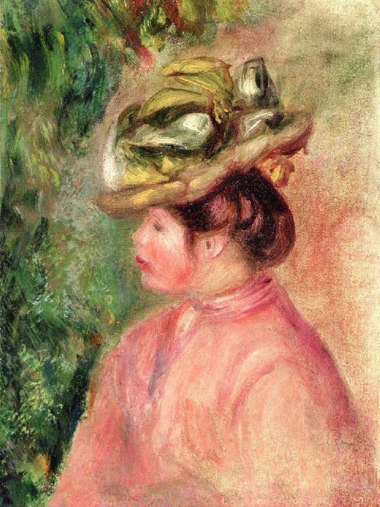 Woman In Profile by Pierre Auguste Renoir