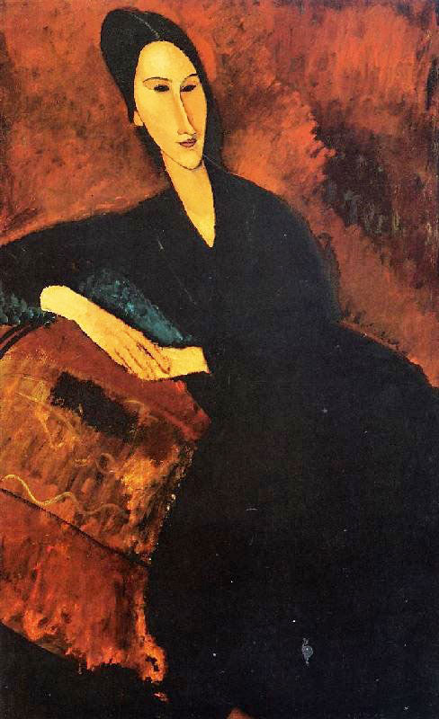 Portrait Of Anna Zborowska by Amedeo Modigliani
