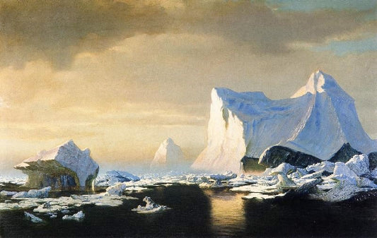 Icebergs In The Arctic by William Bradford