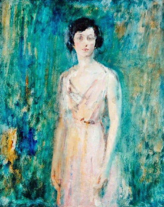 Lady In A Pink Dress by Ambrose McEvo