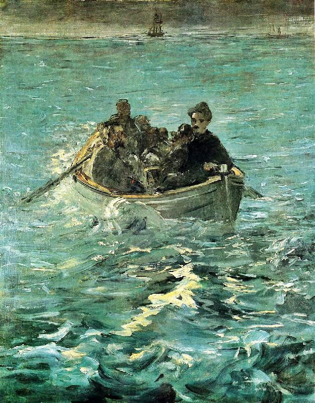 The Escape Of Rochefort, The Large Study by Édouard Manet