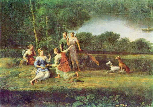 Egeria Weeps Over Numa by Claude Lorrain (Gellée)