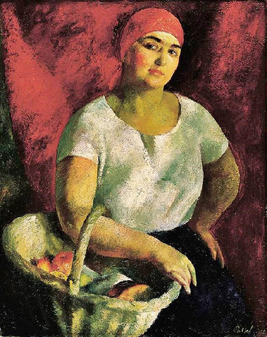 Portrait Of Ilona Dajbukat by Karoly Patko