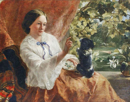 The Obedience Class by Follower of Sophie Anderson