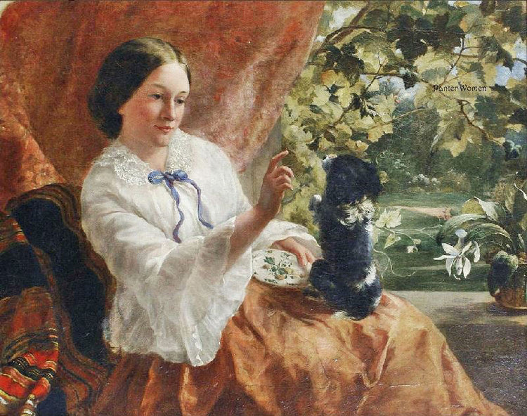 The Obedience Class by Follower of Sophie Anderson
