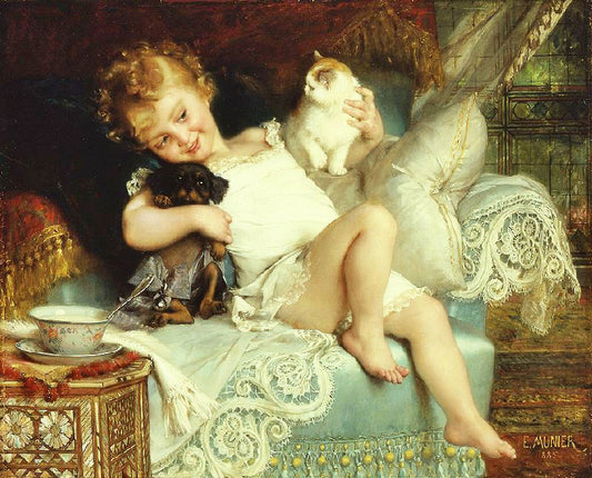 Three Friends by Emile Munier