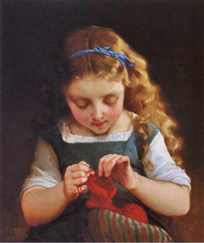 A Careful Stitch by Emile Munier