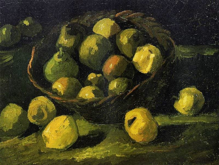 Still Life With Basket Of Apples by Vincent van Gogh