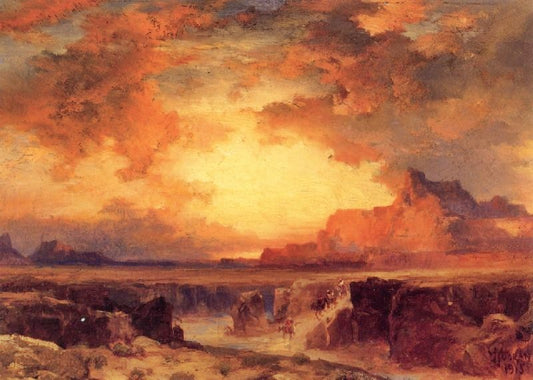 Near Fort Wingate, New Mexico by Thomas Moran