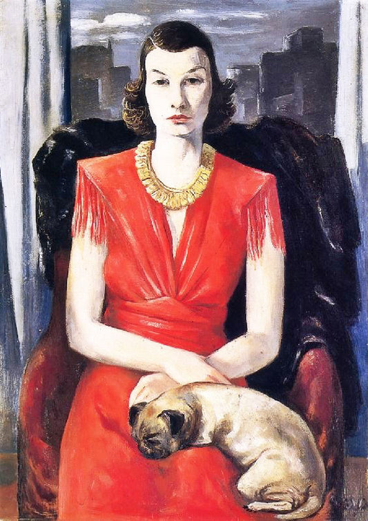 Portrait Of Mrs. L by Bror Julius Olsson (B.J.O.) Nordfeldt