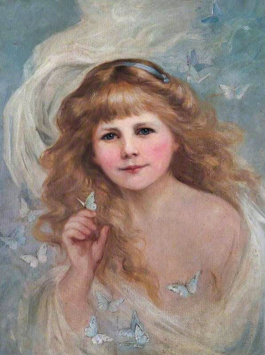 Bacchante With Butterflies by Beatrice Offor
