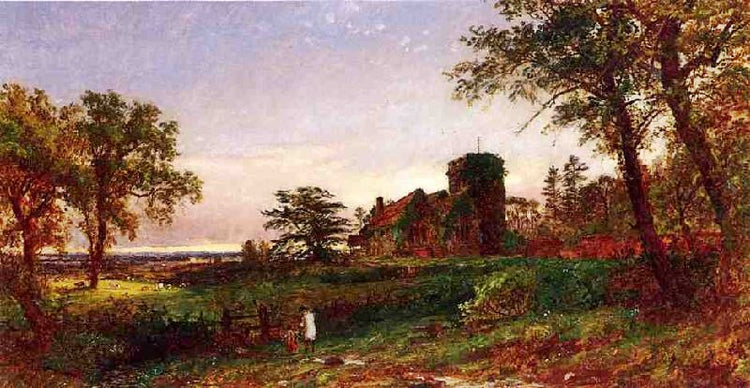 View Of Stoke Poges by Jasper Francis Cropse