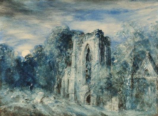 Netley Abbey By Moonlight by John Constable