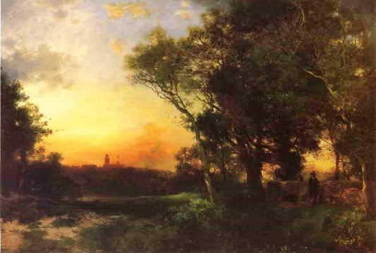 Mexican Landscape Near Cuernavaca by Thomas Moran