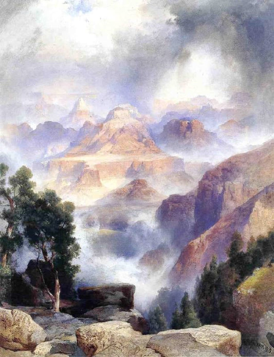A Showery Day, Grand Canyon by Thomas Moran