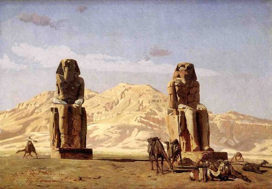 Memnon And Sesostris, (Study) by Jean-Léon Gérôme