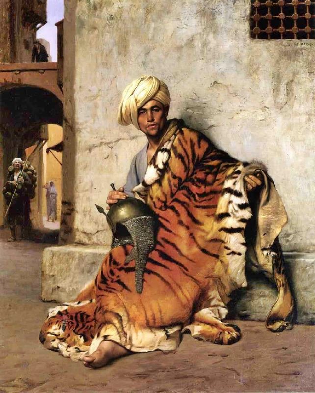 Pelt Merchant, Cairo by Jean-Léon Gér?me