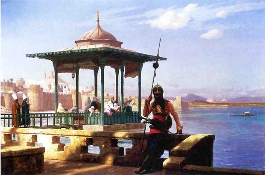 The Harem In A Kiosk by Jean-Léon Gérôme