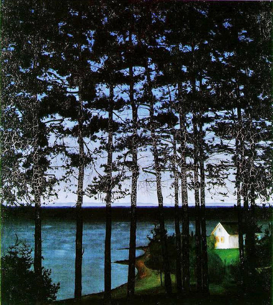 Fisherman’S Cottage by Harald Oskar Sohlberg