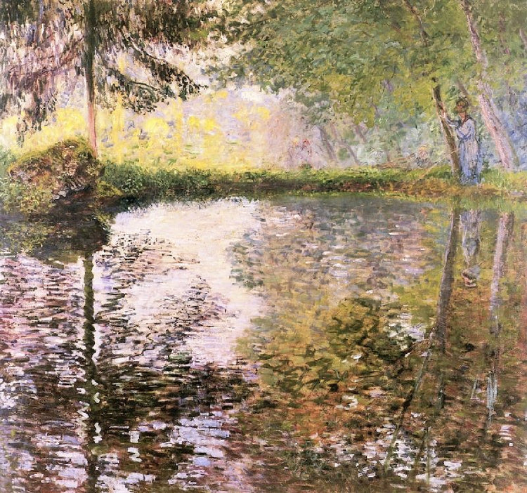 The Pond At Montgeron by Claude Oscar Monet