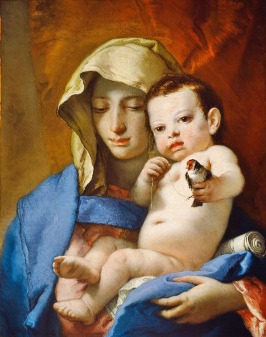 Madonna Of The Goldfinch 2 by Giovanni Battista Tiepolo