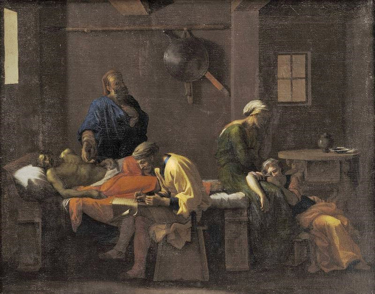 The Testament Of Eudamidas by Nicolas Poussin